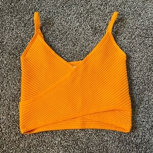 Aerie Orange Crossover Tank Top
